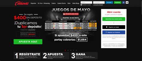 Código promocional Caliente 2023: hasta $3.000 MXN .